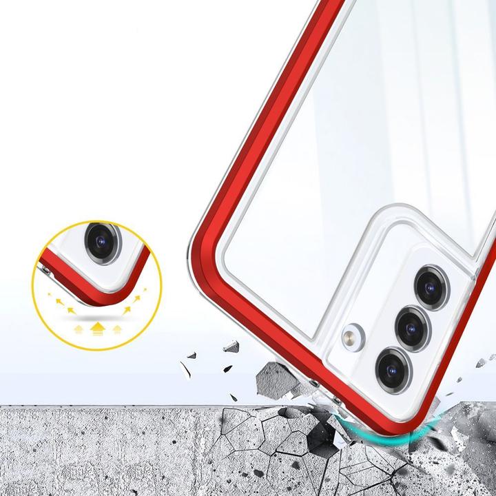 Produktbild Hurtel Clear 3in1 case for Samsung Galaxy S22 + (S22 Plus) frame gel cover red (Samsung Galaxy S22+)
