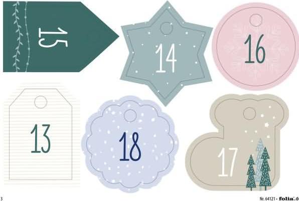 Produktbild Folia Adventskalender Basic