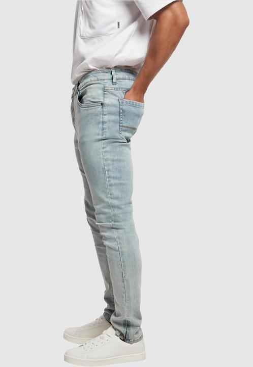 Actual product image Urban Classics Slim Fit Zip Jeans (W33/L32)