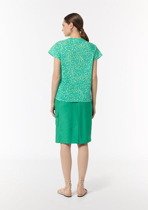 Image du produit Comma Bluse Blusenshirt mit All-over-Print (38)
