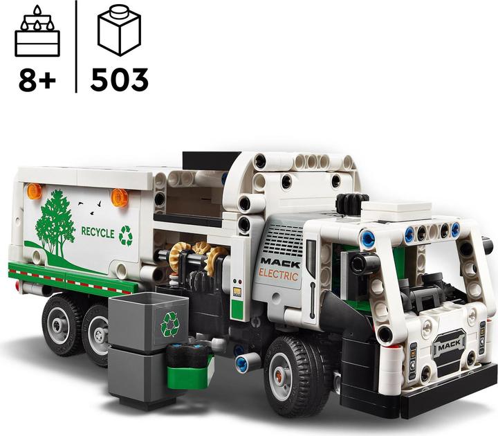 Actual product image LEGO 42167 Mack® LR Electric Garbage Truck (42167, LEGO Technic)
