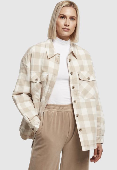 Produktbild Urban Classics Ladies Flanell Padded Overshirt (XL)