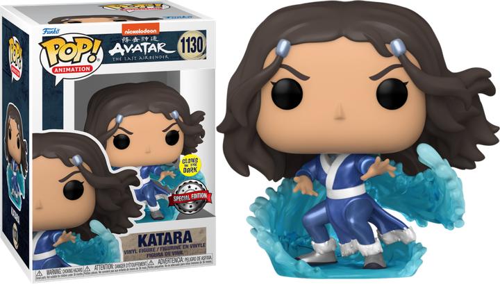Actual product image Funko POP! Avatar Katara (1130) GITD EXM