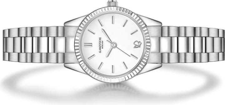 Actual product image Glanzstücke München Damen Quarzuhr silber Edelstahl silber - 38008 (25 mm)