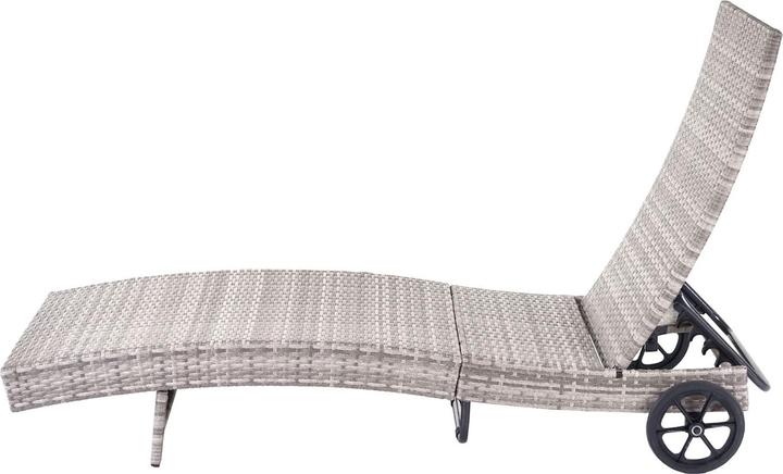 Actual product image JOHN316 Rattan Liegestuhl (205 cm)