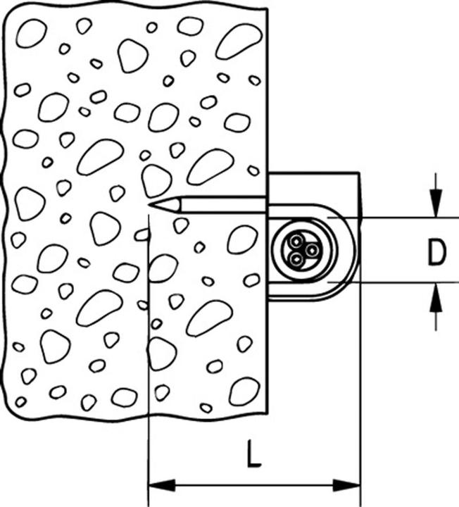 Actual product image Fischer Mehrbereichsnagelschelle MNS 7-12