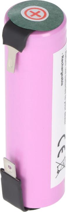 Produktbild AccuCell Akku 18650 mit Lötfahnen für Garten Werkzeuge Li-ion, 3,7V, 2600mAh (3.7 V)