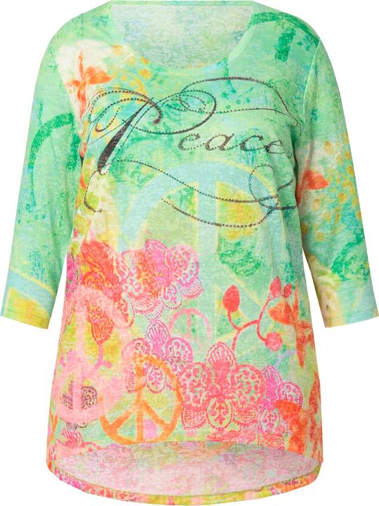 Produktbild Angel of Style T-Shirt, Peace-Schriftzug, 3/4-Ärmel (44)