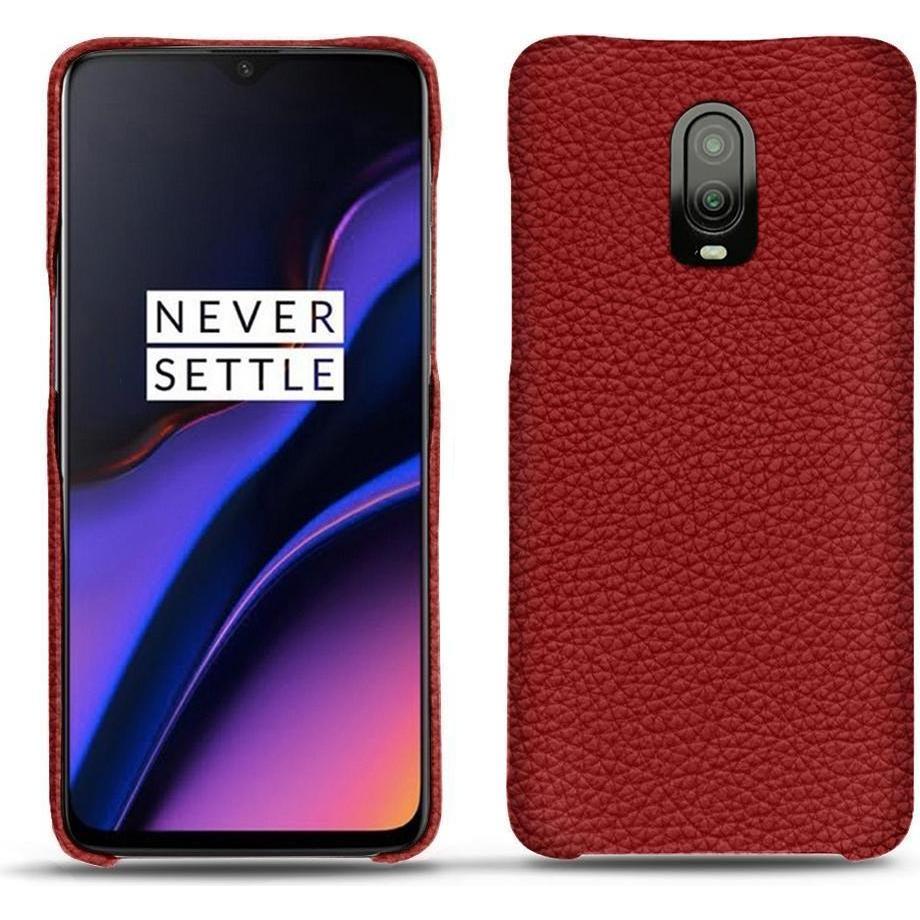 Noreve Lederschutzhülle (OnePlus 6T), Smartphone Hülle, Rot