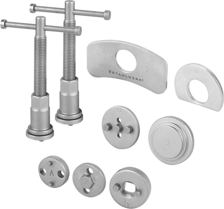 Produktbild Stahlwerk Bremskolben Rücksteller Set 22tlg Kolben Rücksteller Rückstellwerkzeug