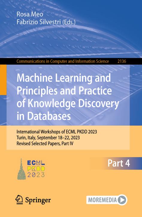 Actual product image Machine Learning and Principles and Practice of Knowledge Discovery in Databases (English, Fabrizio Silvestri, Rosa Meo, 2025)