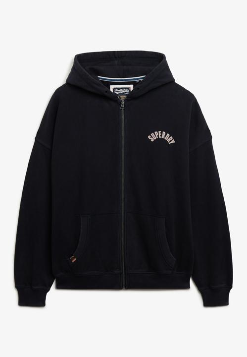 Actual product image Superdry Athletic Essentials Oversized Zip Hoodie (XS)