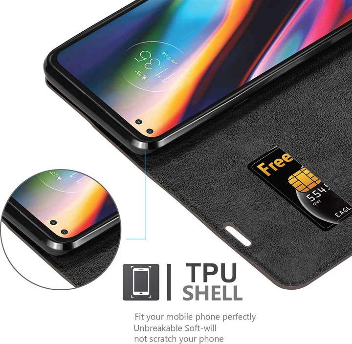 Produktbild Cadorabo Book Invisible Magnet Cover (Motorola Moto G 5G Plus)