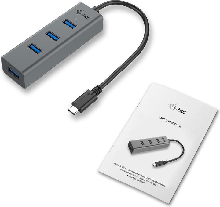 Produktbild i-tec C31HUBMETAL403 (USB-C, 4 Ports)