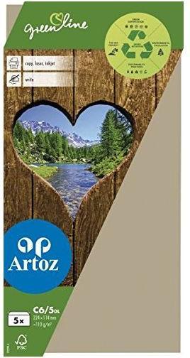 Produktbild Artoz Green Line Pkg 5 Kuverts desert (C6/5, 5x)