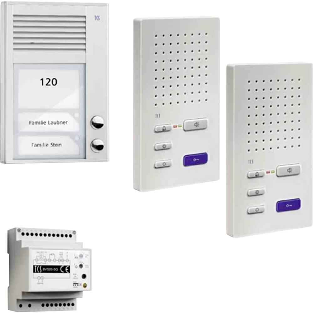 TCS, Bel + deurintercom, PSC2220-0000 Audio Intercom Systeem Wit (Bedraad)