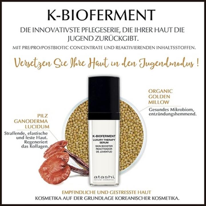Produktbild Atashi K-Bioferment Therapy Luxury Serum Skin Booster Anti-Ageing Revitalizing Regenerating Face Serum 30ml (30 ml)