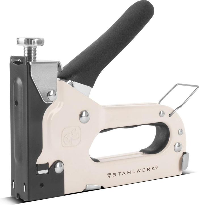 Actual product image Stahlwerk Hand tacker set with staple remover + 1500 staples and nails