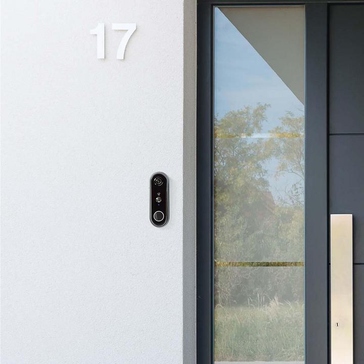 Actual product image Nedis Smartlife Video Doorphone Wi-Fi Battery Powered AndroidT / IOS Full HD 1080p Cloud / m (Wi-Fi)
