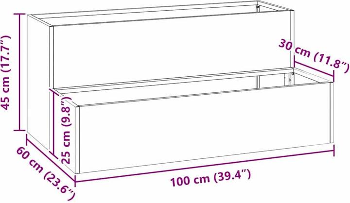 Produktbild vidaXL Garten-Pflanzgefäss