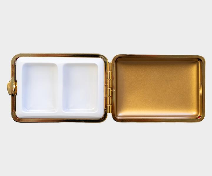 Produktbild Braun Büffel Verona Pillendose Leder 6 cm