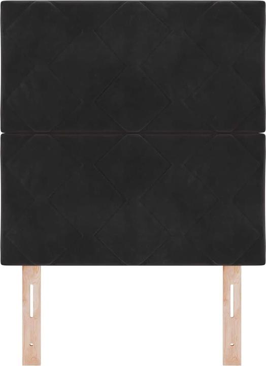 Actual product image VidaXL Black headboard (40 x 7 cm)