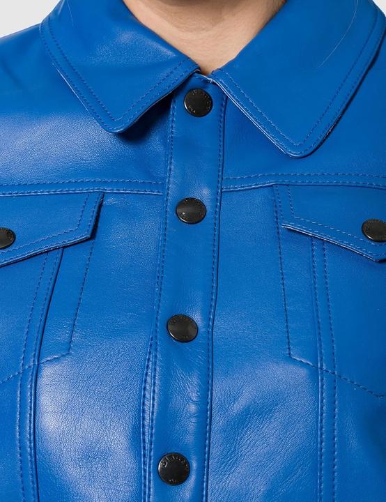 Actual product image Blauer Leather Lined Shoulder Jacket (XL)