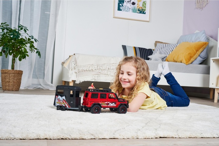 Produktbild Dickie Jeep mit Pferdeanhänger Spielset