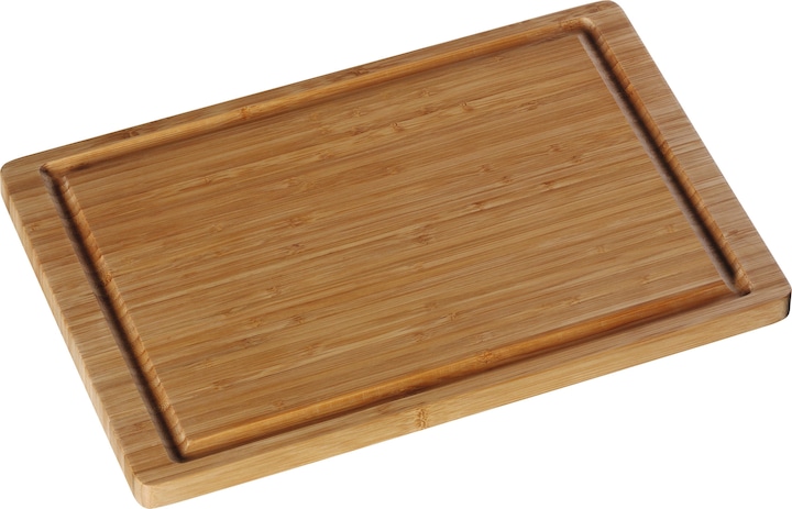 WMF Bambus natur Schneidebrett mittel mit Saftrille – klingenschonend