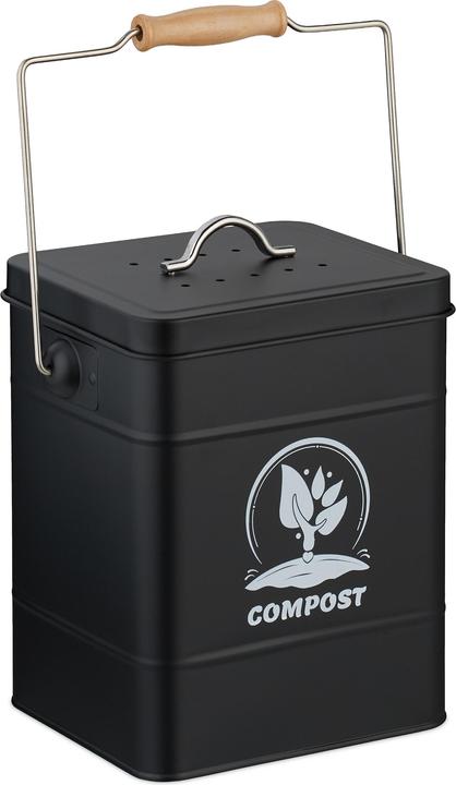 Produktbild Relaxdays Komposteimer mit Geruchsfilter 6 Liter (6 l)