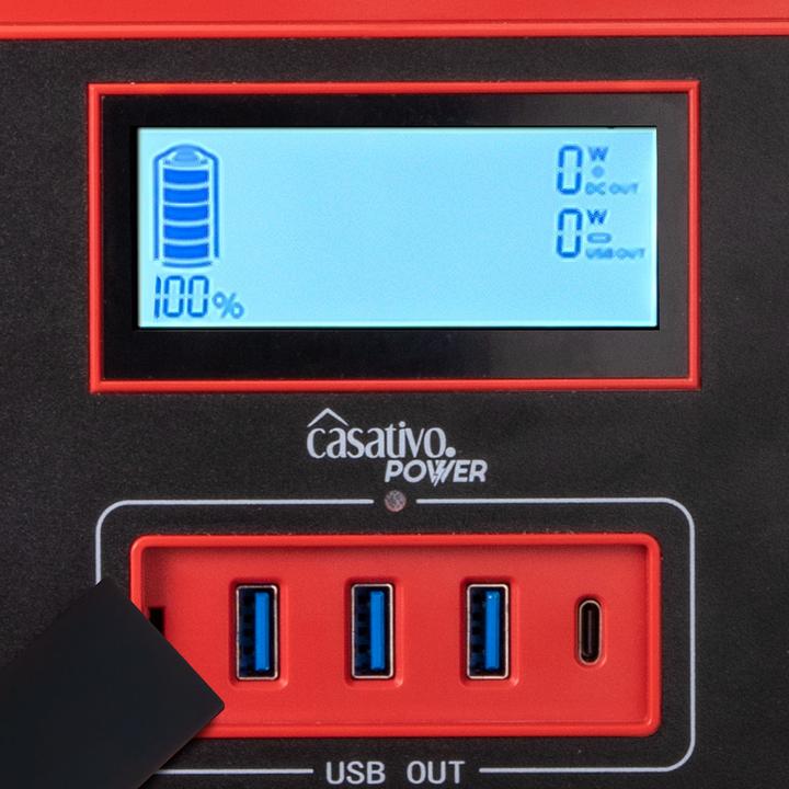 Image du produit Casativo Powerstation & Solar-Generator (800 Wh, 7 kg)