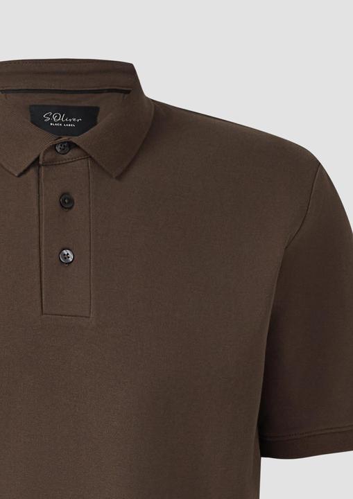 Produktbild s.Oliver Poloshirt aus elastischem Baumwollmix-Piqué (M)