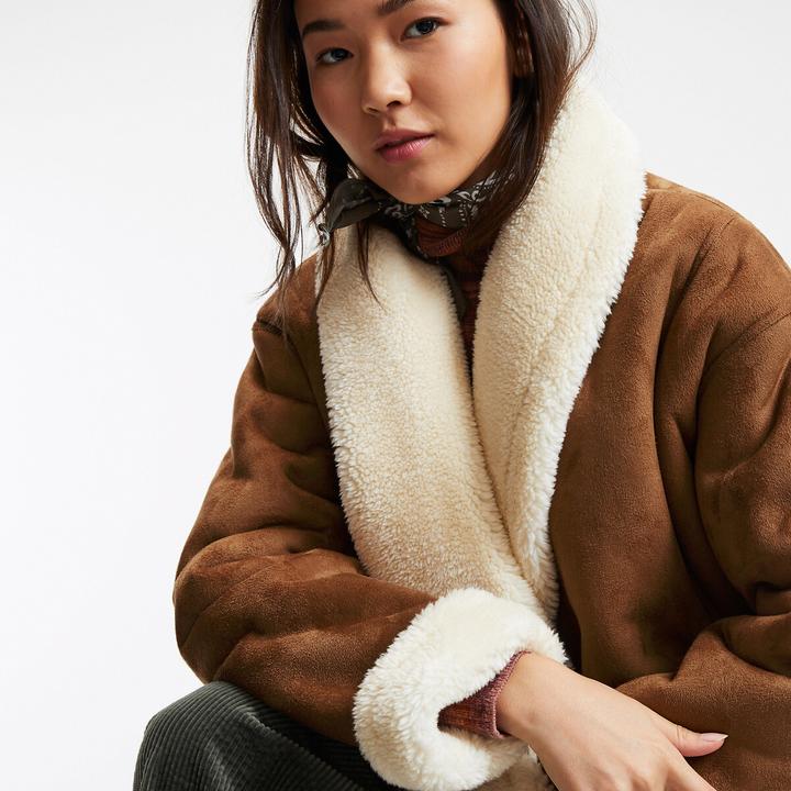 Actual product image La Redoute Collections Winterjacke mit Knopfverschluss (50)