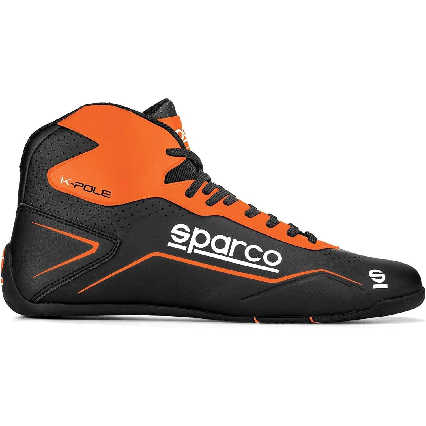 Sparco Nero Scarpe Da Racing, Scarpe Da Karting K-Pole (45)
