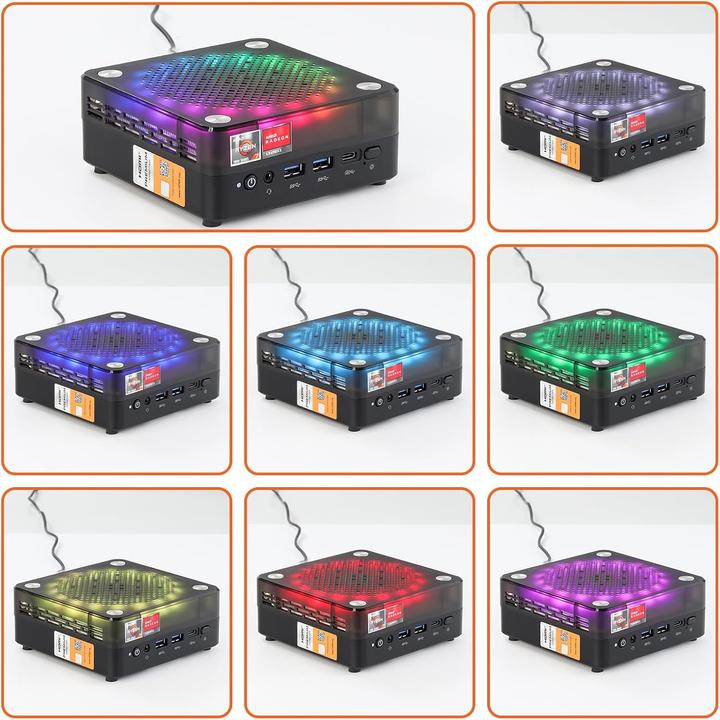 Actual product image Awow Mini PC mit AMD Ryzen 5 Prozessor (512 GB, 32 GB, AMD Ryzen 5 7430U, Radeon Pro Duo)