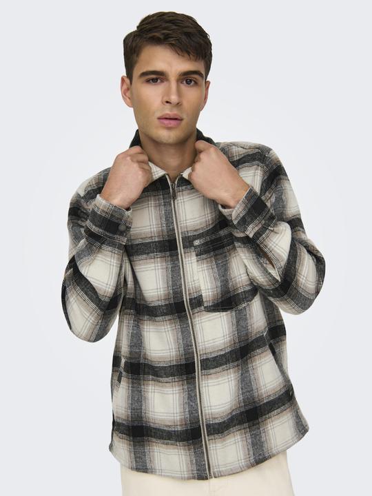 Produktbild Only & Sons Onsaustin Wool Zip Overshirt Noos (XS)