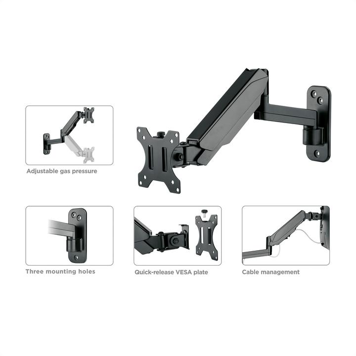 Actual product image Value LCD-Wandhalter Gasfeder (Wall, 32", 8 kg)