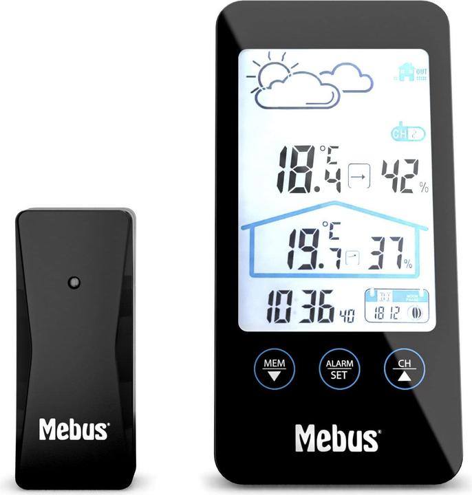 Actual product image Mebus 11908 Radio weather station