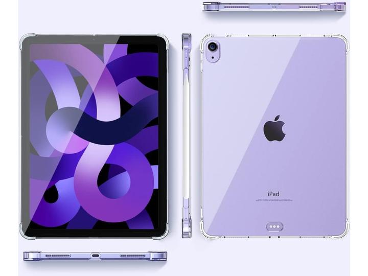 Actual product image Screenguard Apple iPad Air 2022 Case Crystal Soft Airbag Bumper (Apple iPad Air 2022)