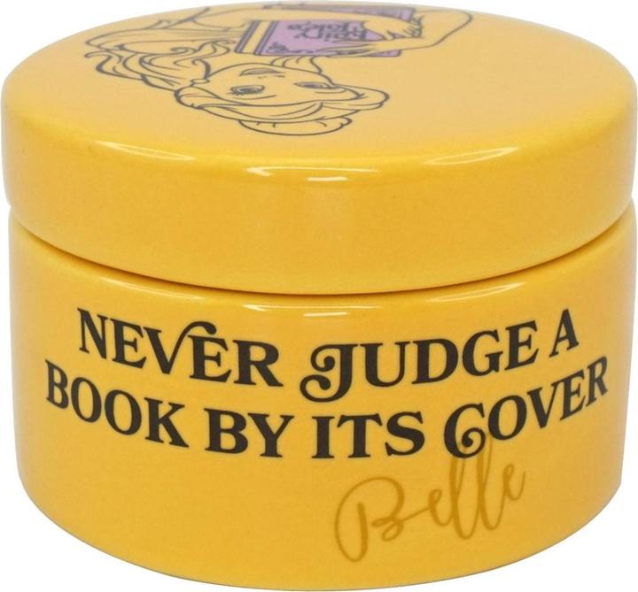 LA BELLE ET LA BETE - Belle - Boite en céramique Ronde