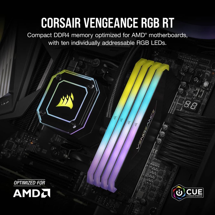 Produktbild Corsair Vengeance RGB RT (2 x 8GB, 3600 MHz, DDR4-RAM, DIMM)