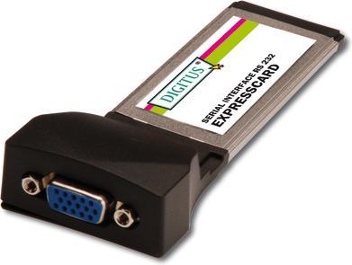 Produktbild Digitus RS 232 ExpressCard Schnittstellenkarte und Adapter