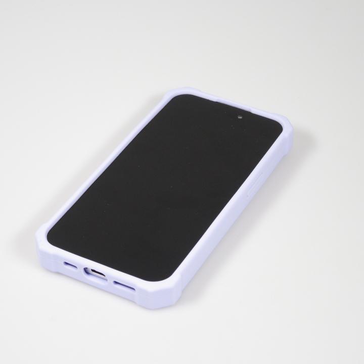 Image du produit PhoneLook Coque Case épais en silicone avec des trous pour les stickers à fixer clair (Apple iPhone 15 Pro)