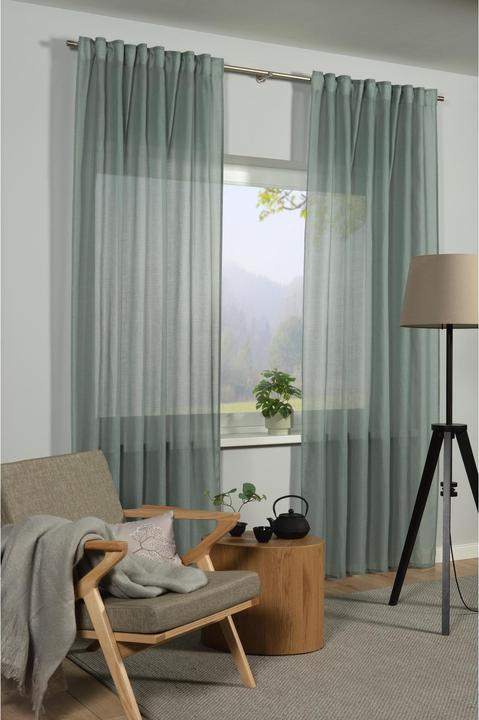 Actual product image Gardinia GRS scarf with Zen Silence curtain tape (135 x 245 cm)