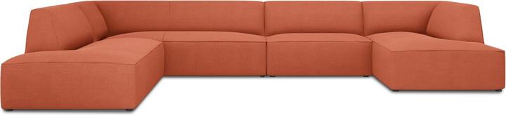 Actual product image Micadoni Panoramic Left Corner Sofa, "Ruby", 7 Seats, 366x273x69 Made in Europe (Sofa landscape)