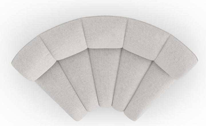 Image du produit Micadoni Chauffeuse D'Angle, "Lupine", 1 Place, 185x95x70 Fabriqué en Europe (1 place, Canapé modulaire)