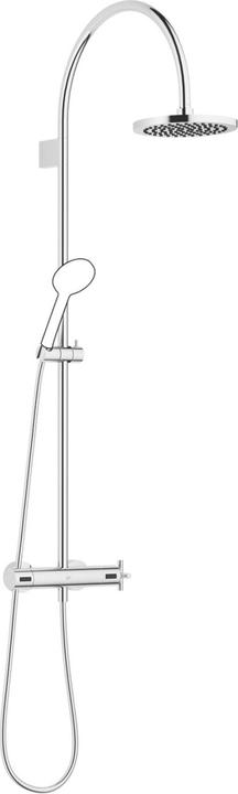 Dornbracht TARA Showerpipe avec thermostat de douche sans douchettes à main, 220mm, FlowReduce, 34458892-93