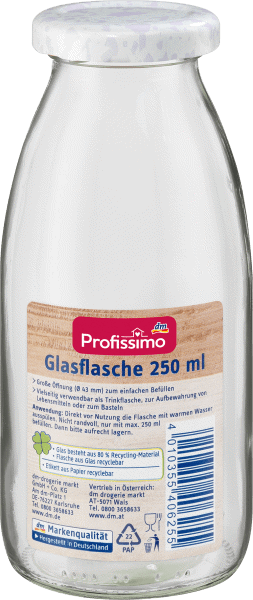 Produktbild dm Profissimo Glasflasche 250ml