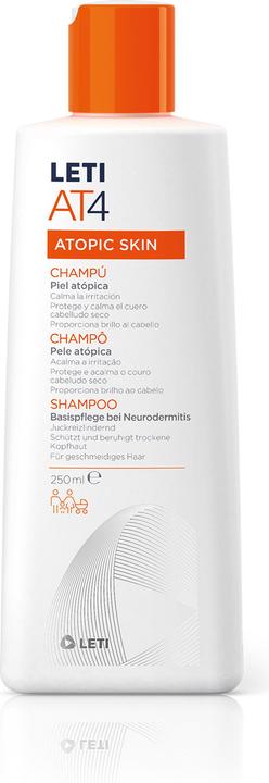 Produktbild Leti LETIAT4 Atopic Skin Shampoo, 250 ml Shampoo (250 ml, Flüssiges Shampoo)