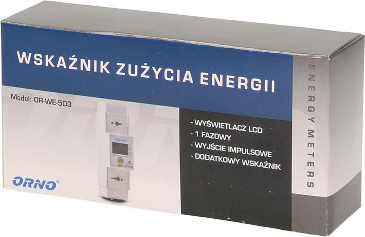 Produktbild Orno 1 Fazowy Wskaźnik Zużycia Energi